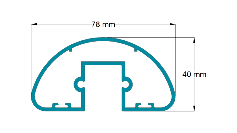 Half Round Handrail